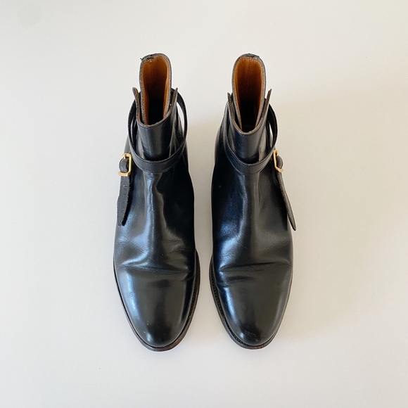 John Lobb Sulky Boot in Black Calf Leather Size 45C - Picture 3 of 8